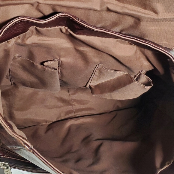 Vintage Piel Large Leather Buckleflap Backpack - Picture 7 of 7